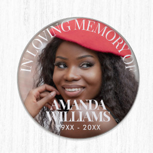 Personalised Photo Memorial 3 Cm Round Badge