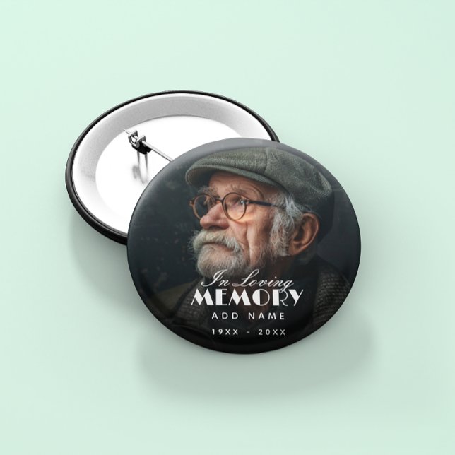 Personalised Photo Memorial  3 Cm Round Badge (Creator Uploaded)
