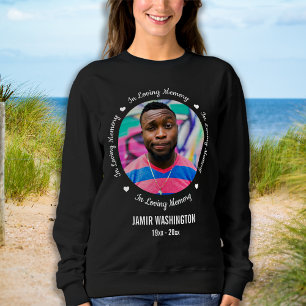 Personalised Photo Memorial In Loving Memory Sweatshirt