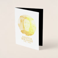 Personalised Photo Memorial Luxury Elegant