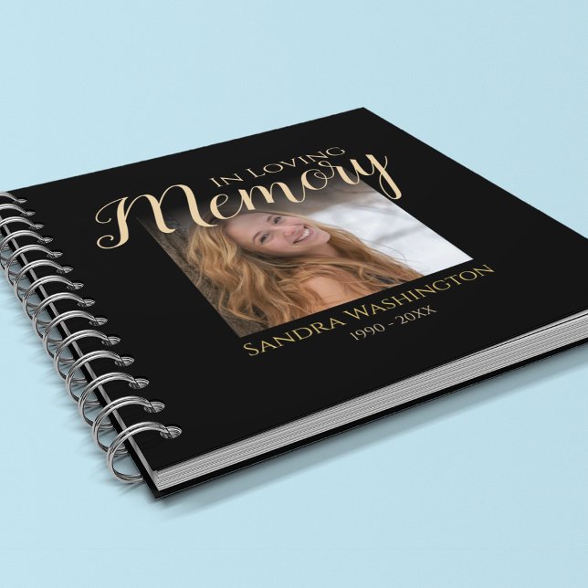 Personalised Photo Memorial Notebook (Creator Uploaded)