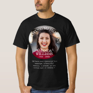 Personalised Photo Memorial T-Shirt