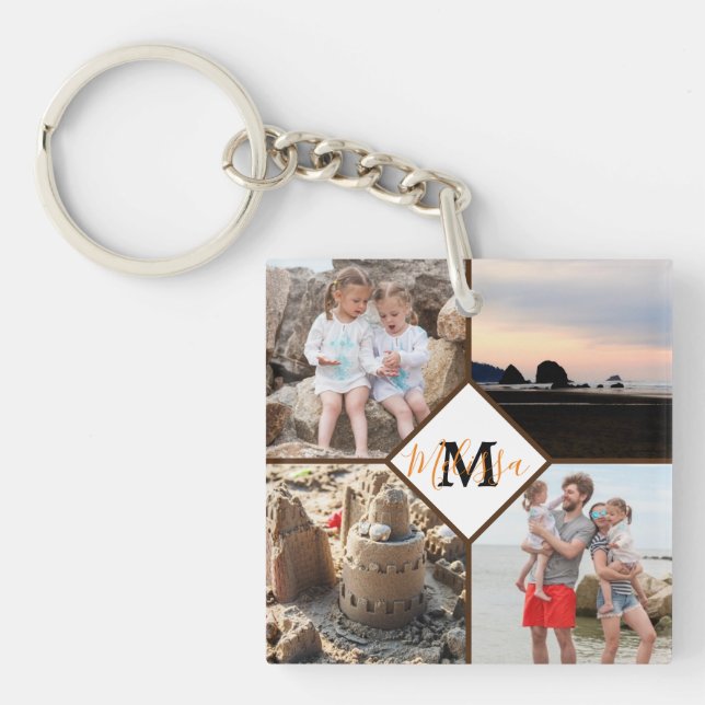 Personalised photo memory keychain (Front)