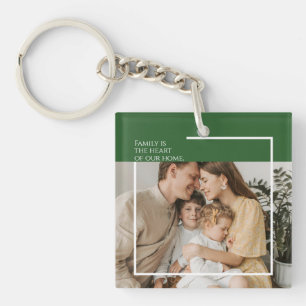 Personalised Photo & Message Acrylic Keychain
