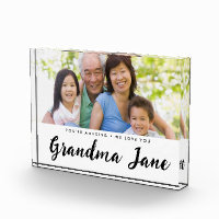 Personalised Photo Message Grandma Name