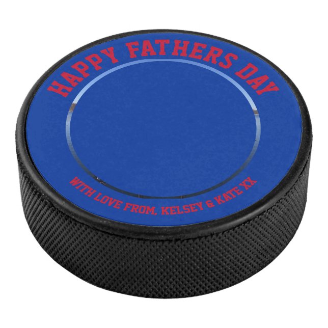 Personalised Photo Message Hockey Puck (3/4)