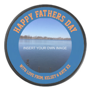 Personalised Photo Message Hockey Puck