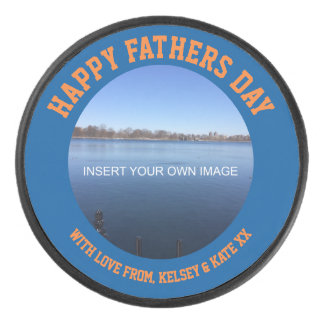 Personalised Photo Message Hockey Puck