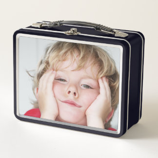 Personalised photo metal lunch box