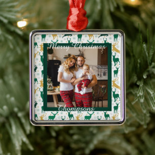 Personalised photo metal ornament