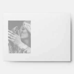 Personalised Photo Modern Wedding Envelope