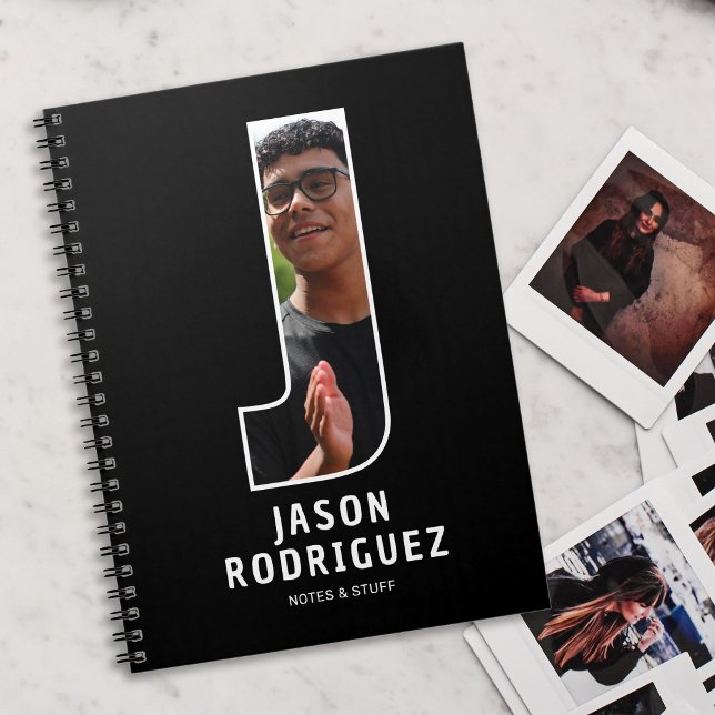 Personalised Photo Monogram Notebook (Creator Uploaded)