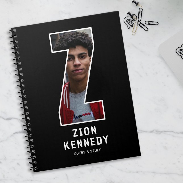 Personalised Photo Monogram Notebook (Creator Uploaded)
