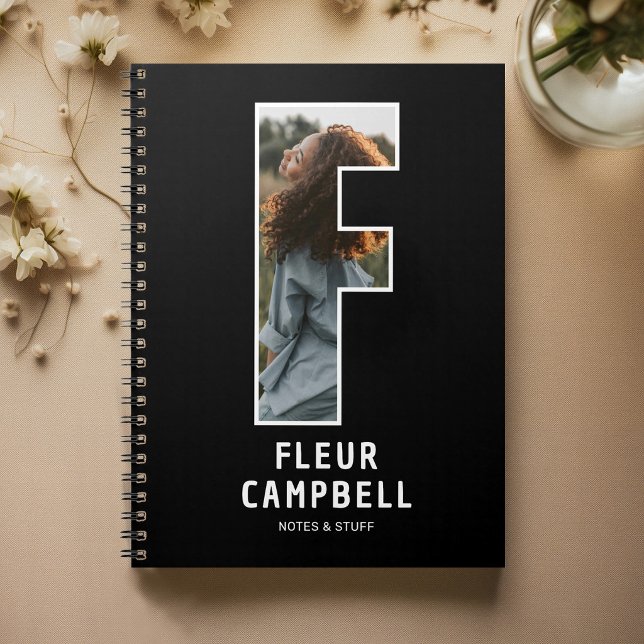 Personalised Photo Monogram Notebook (Creator Uploaded)