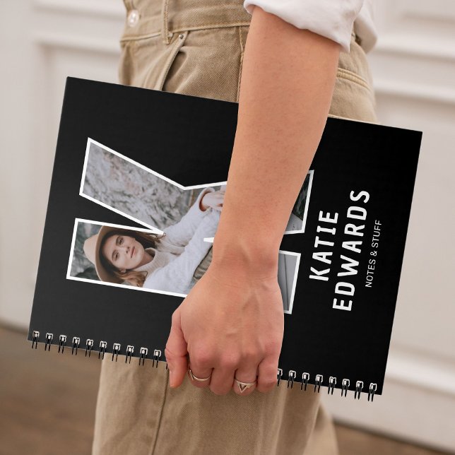 Personalised Photo Monogram Notebook (Creator Uploaded)