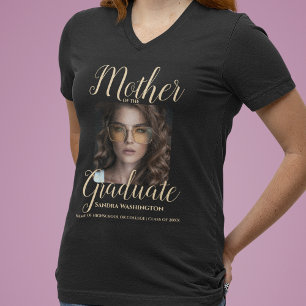 Personalised Photo Mother Of The Graduate T-Shirt
