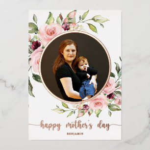 Personalised Photo Mother’s Day Card   Elegant