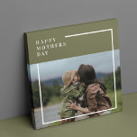 Personalised Photo Mothers Day Gift Canvas Print<br><div class="desc">Make this Mother's Day unforgettable with our Personalised Photo Gift on Zazzle! Celebrate the special bond between you and your mum with a heartfelt keepsake she'll cherish forever. Simply upload your favourite photo, and we'll create a stunning custom product that captures your precious memories together. Whether it's a cosy mug...</div>