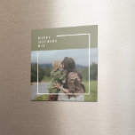 Personalised Photo Mothers Day Gift Magnet<br><div class="desc">Make this Mother's Day unforgettable with our Personalised Photo Gift on Zazzle! Celebrate the special bond between you and your mum with a heartfelt keepsake she'll cherish forever. Simply upload your favourite photo, and we'll create a stunning custom product that captures your precious memories together. Whether it's a cosy mug...</div>