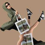 Personalised Photo Mothers Day Gift Tote Bag<br><div class="desc">Make this Mother's Day unforgettable with our Personalised Photo Gift on Zazzle! Celebrate the special bond between you and your mum with a heartfelt keepsake she'll cherish forever. Simply upload your favourite photo, and we'll create a stunning custom product that captures your precious memories together. Whether it's a cosy mug...</div>
