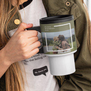 Personalised Photo Mothers Day Gift Travel Mug