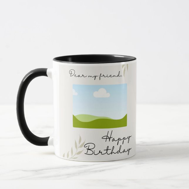 Personalised Photo Mug - Custom Birthday Gift  (Left)