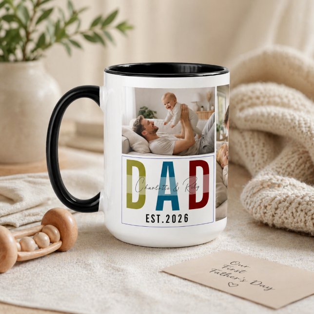 Personalised Photo Mug – Our First Father’s Day (Personalized Photo Mug – Our First Father’s Day)