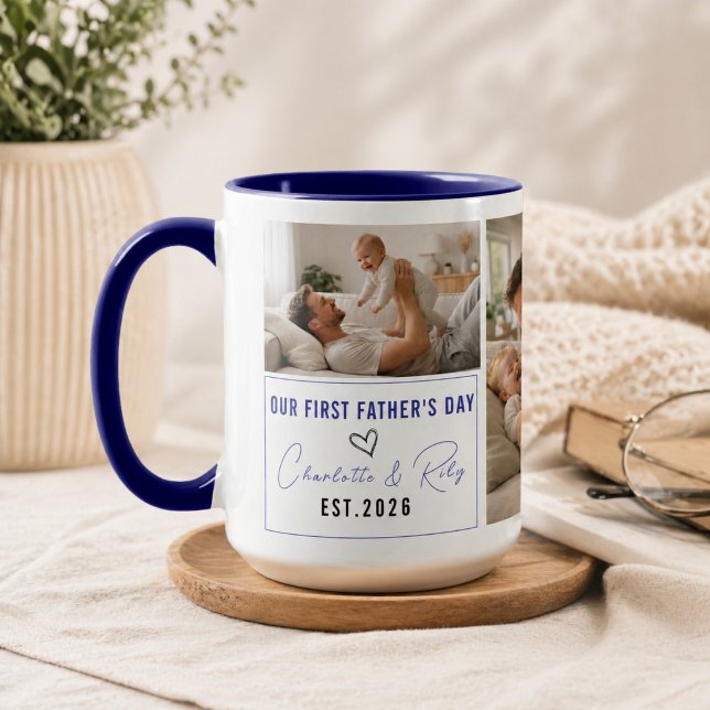Personalised Photo Mug – Our First Father’s Day (Personalized Photo Mug – Our First Father’s Day)