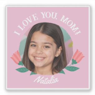 Personalised Photo Name Mother's Day I Love You