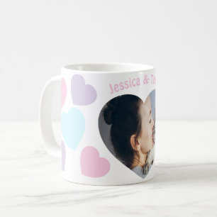 Personalised Photo & Name Mug with Soft Heart