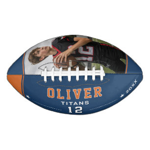 Personalised Photo Name Number Team Gift Football