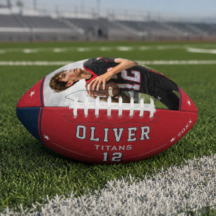 Personalised Photo Name Number Team Gift Football