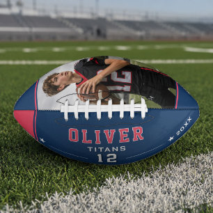 Personalised Photo Name Number Team Gift Football