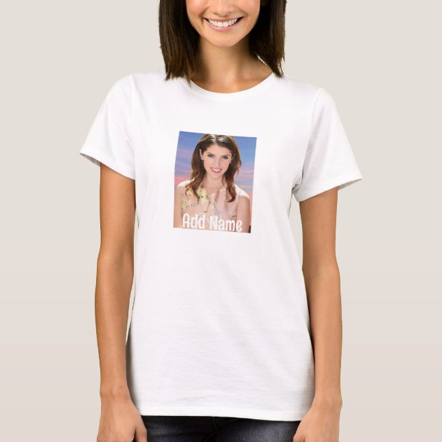 Personalised Photo & Name T-Shirt Custom Gift (Front)