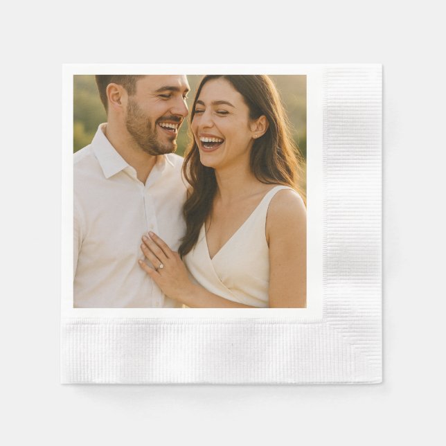 Personalised Photo Napkins (Front)
