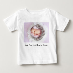 Personalised Photo New Baby Gift Baby Shower Baby T-Shirt
