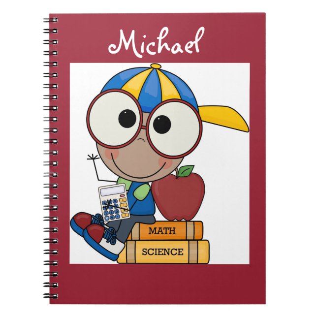 Personalised/Photo Notebook/School Boy Notebook (Front)
