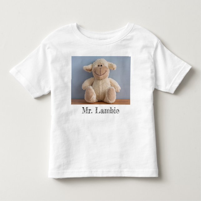 Personalised photo of Comfort object | Lovey Toddler T-Shirt (Front)