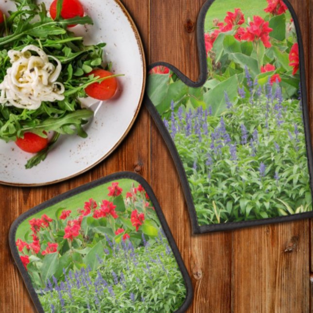 Personalised Photo Oven Mitt & Pot Holder Set (Creator Uploaded)