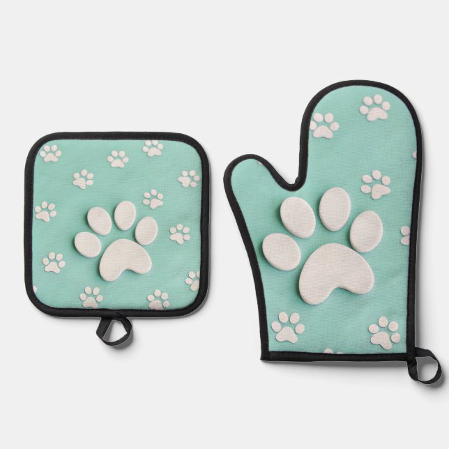 Personalised Photo Oven Mitt Set (Front)