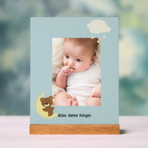 Personalised Photo Over the Moon Sign