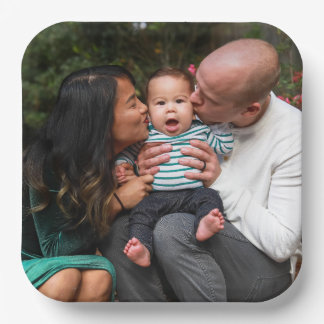 Personalised Photo Paper Plate
