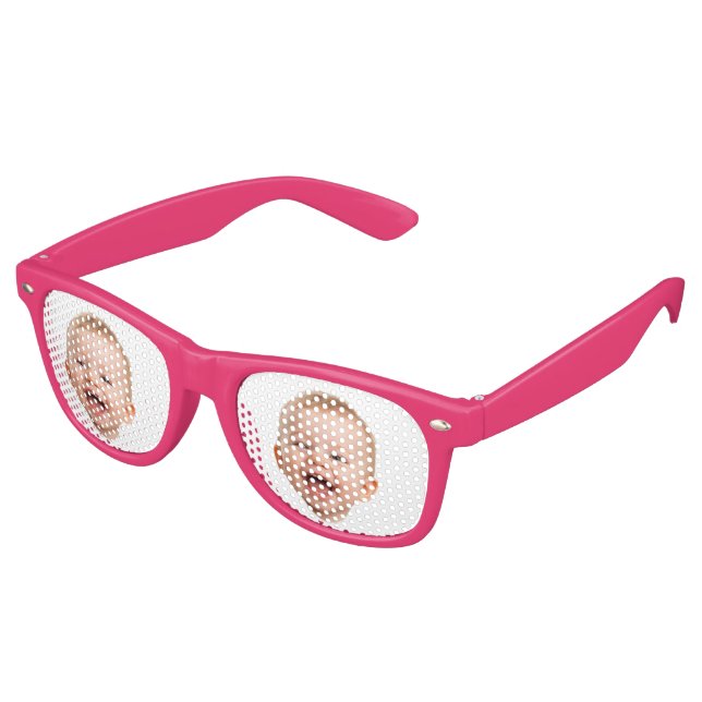 Personalised Photo Party Sunglasses (Angled)