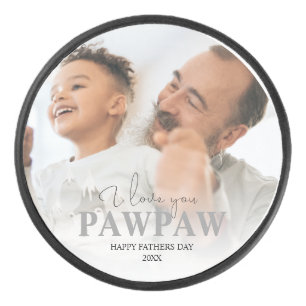 Personalised Photo Pawpaw Hockey Puck