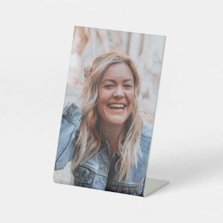 Personalised Photo Pedestal Sign