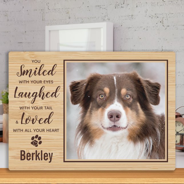 Personalised Photo Pet Loss Dog Memorial Plaque (Creator Uploaded)