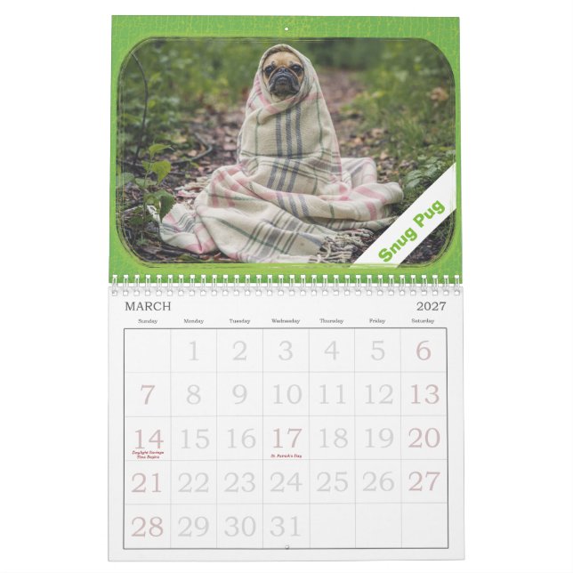 Personalised Photo Picture Adventure Calendar (Mar 2027)
