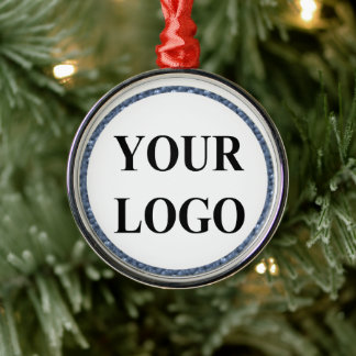 Personalised Photo Picture Family Christmas Cerami Metal Tree Decoration