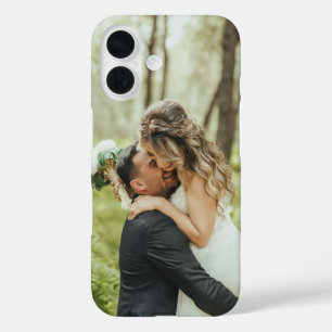 Personalised Photo Picture Wedding Anniversary iPhone 16 Case