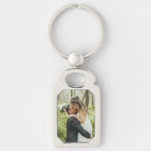 Personalised Photo Picture Wedding Anniversary Key Ring